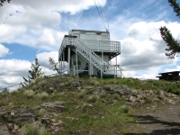 Fire lookout at Begley Summit